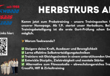 Herbstkurs ab 1.9. – Probetraining jederzeit!